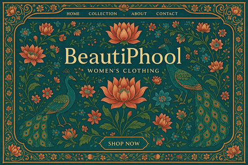 BeautiPhool Pichwai floral theme
